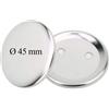 Spilletta rotonda metallo 45 mm - Robusta e resistente Personalizzate o neutre