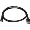 Link LKCM05 Cavo USB 2.0 Micro USB B in Rame per Ricarica E Scambio Dati Smartphone E Tablet, Nero, 0.5 m