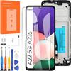 Arbilato Schermo di ricambio per Samsung Galaxy A22 5G per Samsung A226 Schermo LCD SM-A226B, SM-A226L, Touch Display Digitalizzatore Parti di Riparazione (Nero con Cornice)