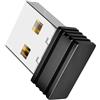 Leprera Mouse Jigglers Mover - Shaker automatico per porta USB non rilevabile, per computer portatile, mantiene il computer sveglio movimento del mouse, nero