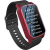 Weyot Orologio Anziani Salvavita, Allarme Anticaduta per Anziani, Localizzatore GPS per Anziani con Pulsante di Emergenza SOS, Chiamata Vocale HD E Impermeabile, Bracciale Salvavita Anziani,Red