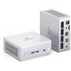 MINISFORUM UM880 Plus Mini PC con processore AMD Ryzen 7 8845HS (8C/16T, fino a 5,1 GHz), 32 GB RAM DDR5, SSD PCIe da 1 TB, grafica Radeon 780M, OCuLink, triplo display fino a 8K@60Hz, 5× USB, WiFi 6E