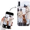 Yoedge Cover Personalizzata per Samsung Galaxy A50 / A30S /A50s 6,4 Personalizzato con Foto Immagine Testi Disegni Custodia Personalizzabile Regalo Album Personalizzabili Nero Bianco
