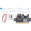 Garosa TL611 Pro Scheda Diagnostica PCI E LPC per PC con Display LED, Nero, 84x56mm, Compatibile con Motherboard Desktop