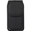 DYIGO Custodia per telefono universale in vera pelle con clip da cintura verticale per iPhone 12/13/14/15/16/17/Pro/Plus/XR/XS/X,Samsung S21/S22/S23/S24/Plus/Lite/A53/A54/A55;ecc. (90169 Nero 7,2)