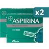 Aspirina In Granuli Senza Acqua Antidolorifico E Antinfiammatorio Per Mal Di Testa 2 confezioni da 20 bustine