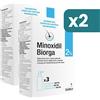 Laboratoires bailleul-biorga Minoxidil Biorga 2% Soluzione Cutanea Trattamento Alopecia 2 confezioni da 3 Flaconi