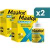 Maalox Reflurapid Blocca Il Reflusso Riduce Il Bruciore 2 confezioni da 40 Compresse