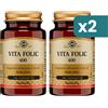 Solgar Bipacco 2x100 tavolette Solgar Vita Folic 400 integratore di Acido Folico