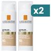 La Roche Posay La Roche-posay Anthelios Age Correct Tinted Crema Solare Colorata Trattamento Foto-correttivo Spf 50 2 confezioni da 50ml