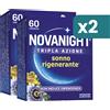 Novanight Tripla Azione con Melissa e Melatonina bipacco 2x60 compresse