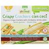 Probios Crispy Crackers con Ceci - Pacco da 12 x 110 g, Senza glutine