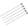 uxcell 5 perni di espulsione dritti, diametro 1 mm, punzone SKD61 a punta tonda lunga 100 mm per manutenzione meccanica