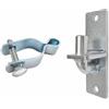 BE-TOOL 1 Coppia di Cerniere per Cancello a Parete, Cerniere Metalliche per Cancello a Tubo e Montaggio su Pali di Cemento