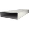 MKK Tubo canale tubo sistema fognario in plastica PVC canale piatto 60 x 204 mm canale 1,0 m