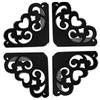 Mllepjdh 4PCS morbido silicone Baby Protector tavolo scrivania angolo guardie bambini anti collisione protezioni angolari
