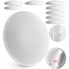 Your Day Mate Fermaporta da parete, 10 pz x Ø 40 mm, paracolpi autoadesivi colore bianco, tenuta extra forte con adesivo, protegge le pareti dagli urti di maniglie delle porte, para colpi porte casa, door bumper
