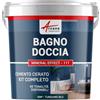 ARCANE INDUSTRIES Microcemento bagno e doccia: microcemento impermeabile - 10 m² (in 2 strati) Blu Turchino - ARCANE INDUSTRIES