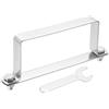 QUARKZMAN Morsetto A Forma Di U Per Tubi Quadrati 120x60mm Staffa A Forma Di U In Acciaio Inossidabile 304 Fascetta Quadrata Con Piastra Bulloni Dadi E Chiave Per Tubi Porta Barra Chiusura