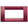 VIMAR Placca Vimar Idea Classica Tecnopolimero 4 moduli rosso rubino 16744.07