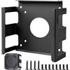 GBKDQQ Supporto da tavolo in lega di alluminio, Mac mini M4, 2024, Mac mini M4 Pro, compatibile con il supporto VESA per monitor o parete in gesso con protezione antigraffio e dissipazione del calore