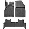 J&J AUTOMOTIVE SCOUTT Tappetini Auto in Gomma Su Misura per Renault Grand Scenic 3 2009-2016, Set da 4 Pezzi, Tappeti 3D Design con Bordo Alto, Inodore, Qualità Premium