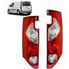 Generic Set di fanali posteriori per Kangoo NV250 fanale posteriore dal 2008 al 2012, orizzontale, porta sinistra + destra, 8200419952/8200419949