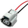 ZUAHNTE 2 Pin Automotive Cilindro Testa Valvola VVT Spina Auto Pneumatica Valvola di Ritegno Connettore 7283-7526-30 per Fit (con 18AWG Wire, F_1 Set_2P)