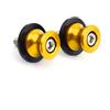 BROZATER Per Triumph Trident 660 Tiger 900 800 1200 Sport Street Triple R 765 765RS Moto Forcellone Slider Supporto Vite Accessori(Yellow)