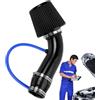 Generic Kit di 'aria fredda, kit di 'aria fredda da 76 mm per auto, tubo di 'aria fredda multifunzionale per auto, filtri di ricambio ad alte prestazioni per