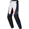 Alpinestars ST-1 impermeabile Moto Tessile Pantaloni, nero/blu/rosso, 3XL