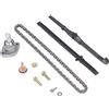 Onewer Kit catena distribuzione motore, kit tendicatena distribuzione leggero ad alta precisione professionale durevole per la maggior parte degli scooter cinesi con motori 150cc GY6