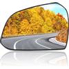 MIRROVIA Specchio Retrovisore Sinistro Per Hyundai I10 13-19 1pc | Bianco, Vetro Reale, Non Riscaldato, Elettrico, Con Piastra, Misura 18.5cm/7.28'', OE 87611B9000