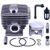 Adefol 52mm Cilindro Pistone Kit per Stihl 046 MS460 MS 460 motosega Parti di ricambio con Valvola di decompressione Filtro della linea dell'olio combustibile per 1128 120 1217