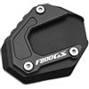HYRHEV Alzate F800GS F 800 GS F900GS ADVENTURE ADV 2024 2025 Cavalletto Piede Laterale Ingranditore Piastra Supporto Pad Ingrandisci(F800GS BLACK5)