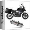 MOTOTOPGUN mivv scarico omologato cat-oem oval inox compatibile con voge valico 500ds 2021 2022 mototopgun