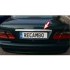 Recambo Mercedes W210 Limo cromato bagagliaio barra posteriore in acciaio inox, nuovo