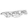PRASCO Supporto, Paraurti FT3441003 | Compatibile con: ABARTH PUNTO, FIAT PUNTO EVO