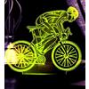 KJsdaADSA Lampada da notte per bicicletta 3D Lampada da notte ottica Illusion 7 Cambia colore Interruttore tattile Lampada da tavolo Decorazione da scrivania Acrilico USB Giocattoli Regali per bambini
