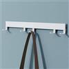 Mai & Mai Appendiabiti da Parete con 5 Ganci Scorrevoli, Attaccapanni da Muro in Alluminio Appendiabiti 40 cm per Cameretta, Ingresso, Cucina, Bianco Opaco, Stalo-10
