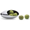 Philippi 108001 - Fruttiera dalla Forma a bozzolo, in Acciaio Inox ad Alta brillantezza, ø 30 cm