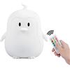 Tianhaixing Luce Notturna Bambini Lampada Pinguino Lampada da Comodino 9 Colori Ricaricabile Telecomando Luce Notturna LED per Regalo/Ufficio/Soggiorno/Camera da Letto/Bagno