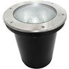 Planetitaly Calpestabile incasso terreno IP65 attacco E27 faretto segna passi foro 190mm Illuminazione esterni percorso pedonale viale giardino facciate aiuole pilastri
