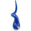 MurArt Corno Portafortuna in Vetro di Murano 28 cm Fatto a Mano Lavorazione Made in Italy soprammobile idea regalo
