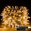 OXYN Lampadine Luci LED Natale Alimentazione 230V Colore Filo Verde Lampada Casa Albero Decorazioni Natalizie Stringa Presepe Giochi Luce Esterni Interni Flessibile (500 LED 30 metri Bianco Caldo)