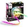 CALEX Striscia LED Smart, 2m, RGBIC e CCT, Ritagliabile, WiFi App | Combina sfumature di colore fluide con luce bianca dimmerabile da 2700K a 6500K