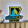 LED Neonapm Neonapm Insegna Luminosa con Logo Personalizzata, Pannelli LED | 30-150cm, Logo Aziendale per Parete, Cartello con Luce Uniforme, Fornire l'Anteprima & Realshot