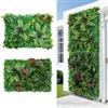 Turmegtt 2 Pezzi Parete Verde Artificiale 60x40cm, Pannello Parete Verde Artificiale Realistico per Interni ed Esterni, Pianta Finta da Parete Resistente ai Raggi UV, Decorazione Murale Senza Manutenzione