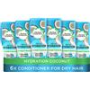 Herbal Essences Hello Hydration Coconut Essences condizionatore, 400 ml, confezione da 6