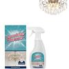 TUKNN Spray Detergente Per Lampadari, Detergente Per Lampadario, Detergente Spray Per Cristallo, Detergente Spray Per La Cura E La Pulizia Facile Di Lampadari Di Cristallo E Metallo, 237 ml